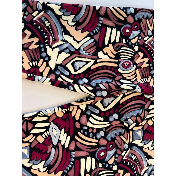 NWT Nina Parker Womens Plus 2X Tribal Printed Tailored Straigh Leg Pants Artsy - Picture 6 of 16